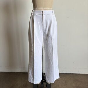 $348 NWT Et Ochs “Blaine” Suiting Pant Trousers in Ivory Sz 4